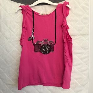 H&M Girls pink tank